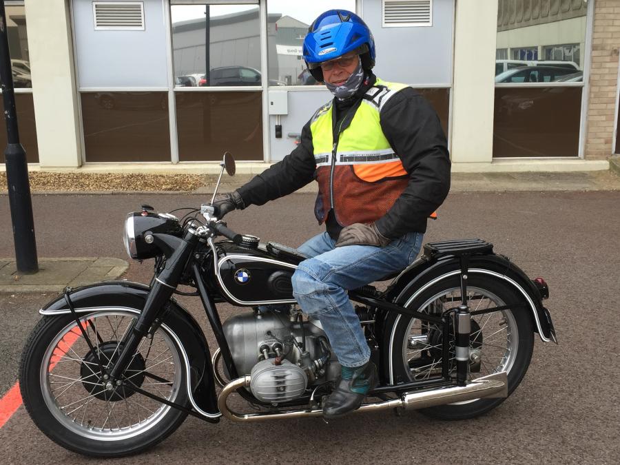 Man on motorbike