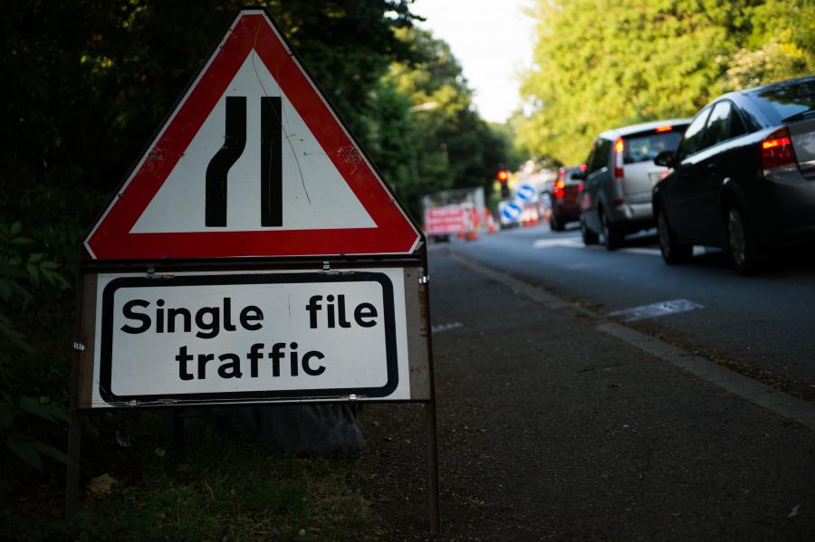 Traffic Jam traffic sign 