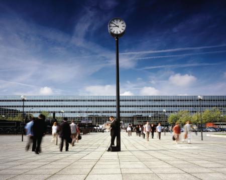 Milton Keynes central railway station square 