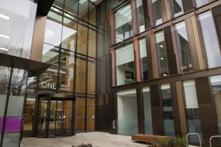 One Angel Square Front Doors