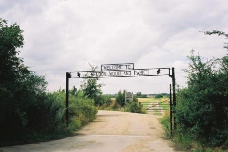 Weldon parking welcome sign