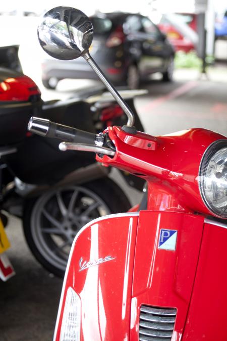 Red Vespa