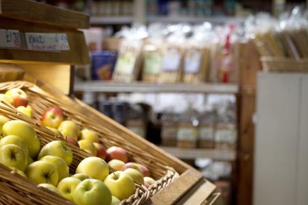 Apples in local shop image