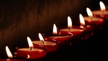 church tea lights prayer candles