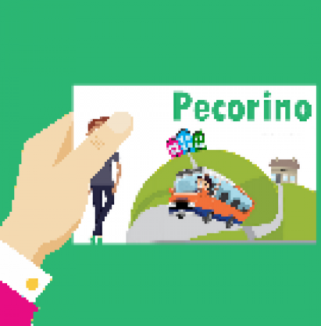 Pecorino bus ticket logo