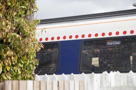 First class train carriage