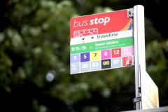 Northampton bus stop flag
